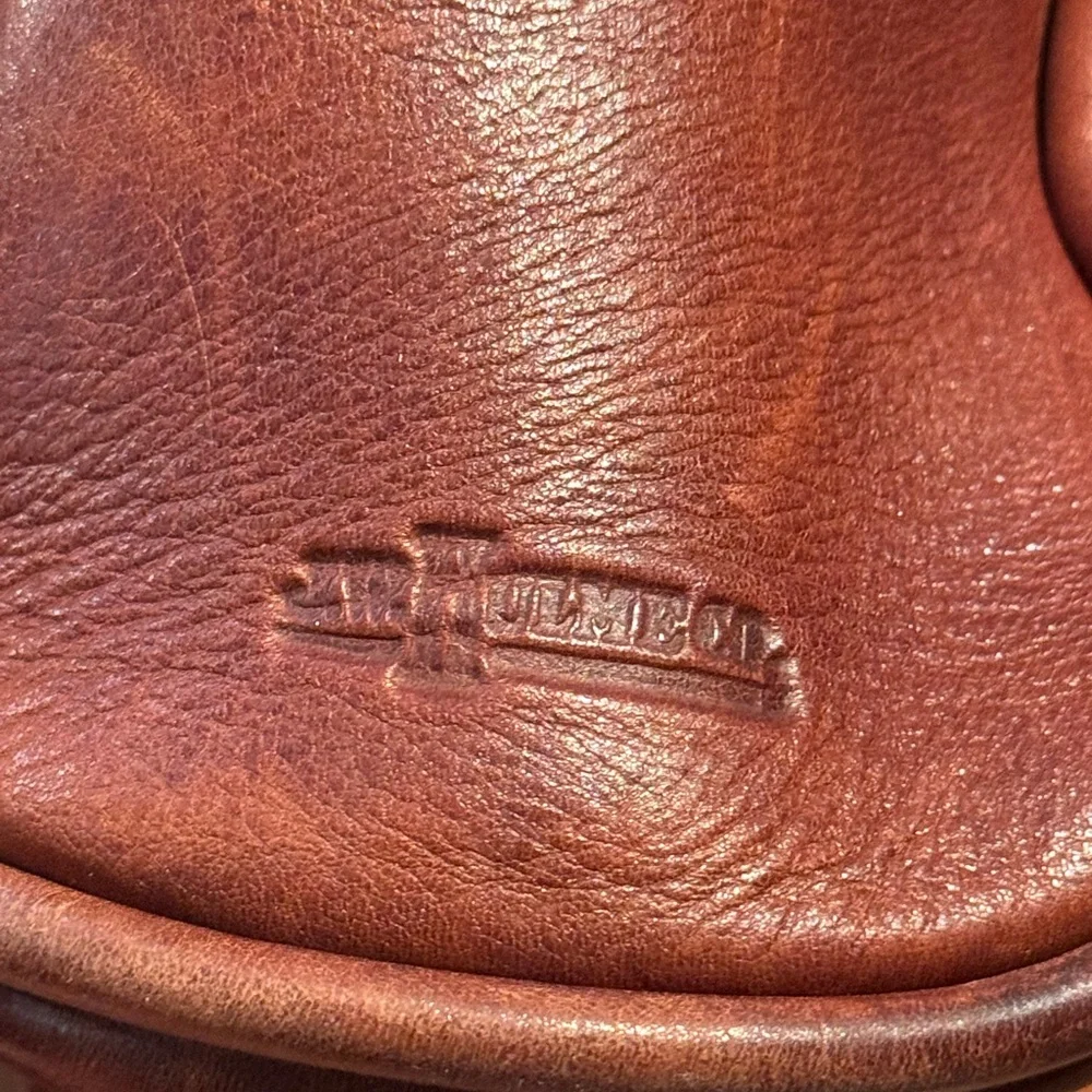 J.W. Hulme Co. Elegant Brown Leather Men's Briefcase
